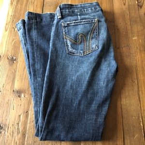 Citizen for humanity low waist wide leg jeans